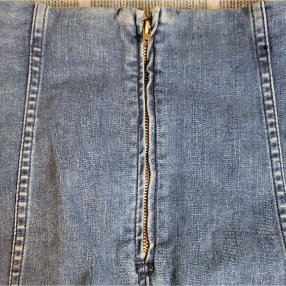 FREE PEOPLE Denim Skirt - Picture 3 of 8